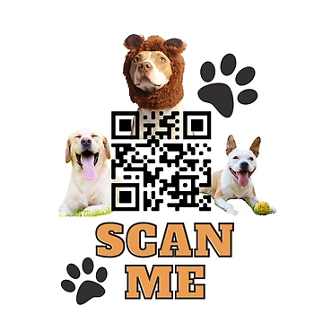 Artwork thumbnail, Random Dog Generator QR code by QRcodeTees