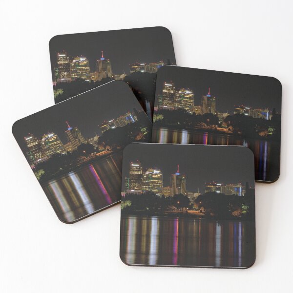 Item preview, Denver Colorado at night designed and sold by scrossdesigns.