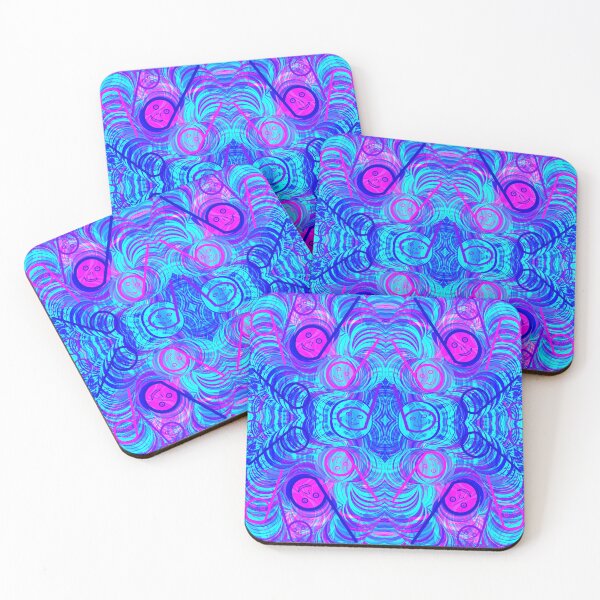 Item preview, Swirly circles in circles with smiling music notes designed and sold by Only1helen.