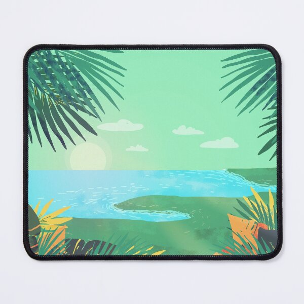 Item preview, Beautiful Summer Tropical Landscape designed and sold by Vector Scout Lab.