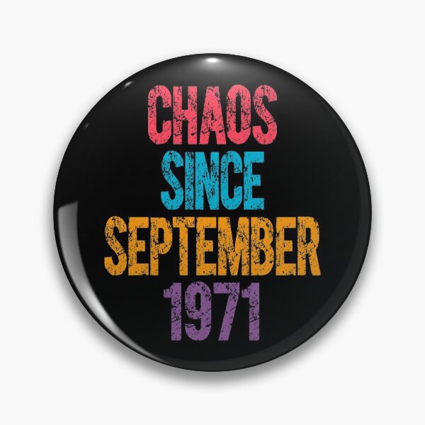 Item preview, 50 birthday Chaos since september 1971 designed and sold by Dubbra.