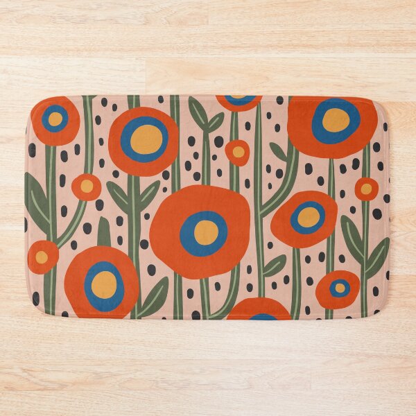 Item preview, Flower Market Amsterdam 2, Colorful Retro Floral Print designed and sold by enricadenicola.
