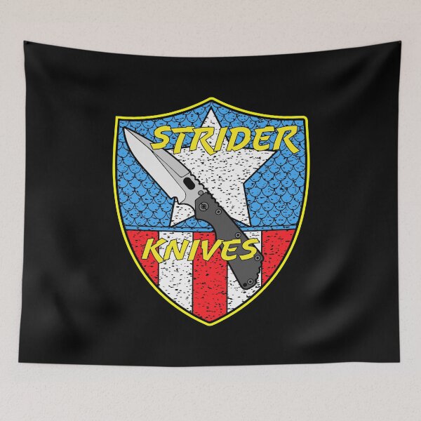 Item preview, Strider Military Knife Knives USA America American Patriot Patriotic Operator 80's Shield designed and sold by Warhawk Designs.