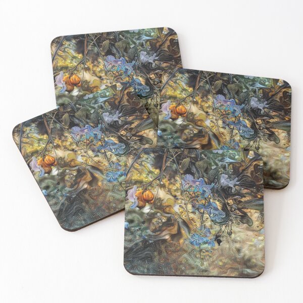 Item preview, Magical blue flowers designed and sold by Auroraeugene.