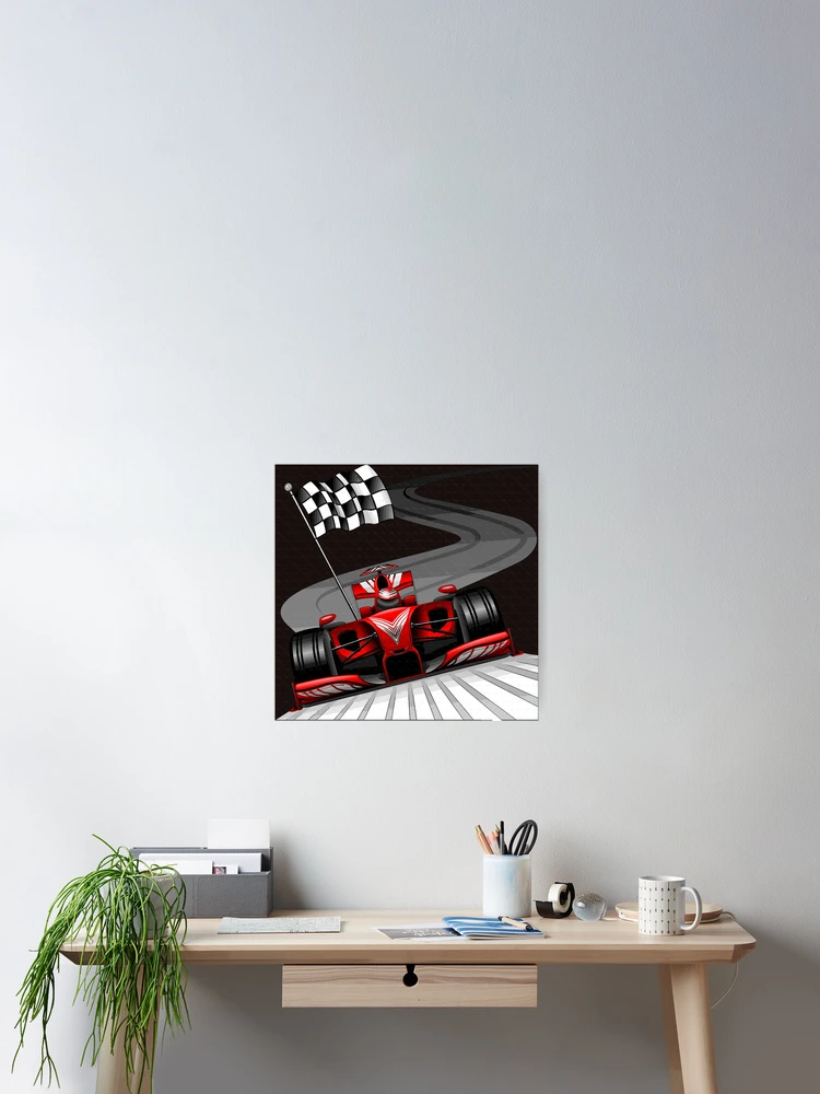 Thumbnail 2 of 3, Poster, Pit stop designed and sold by Roshan Keenoo.