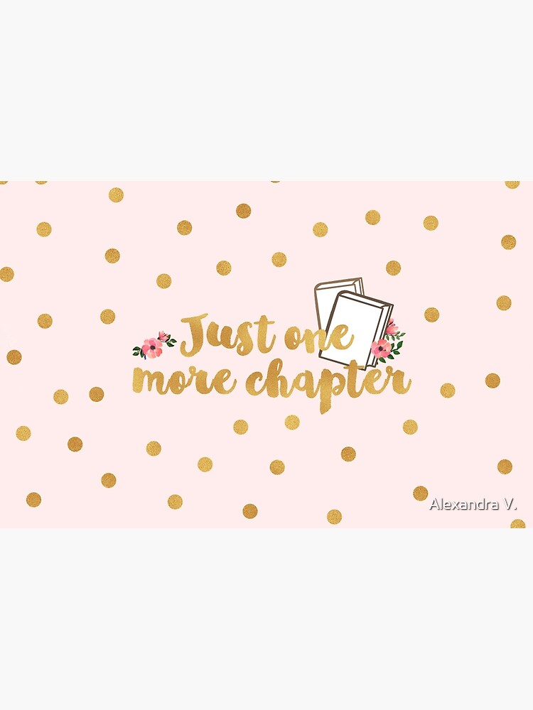 Thumbnail 4 of 4, Zipper Pouch, Just one more chapter <3 designed and sold by Alexandra V..