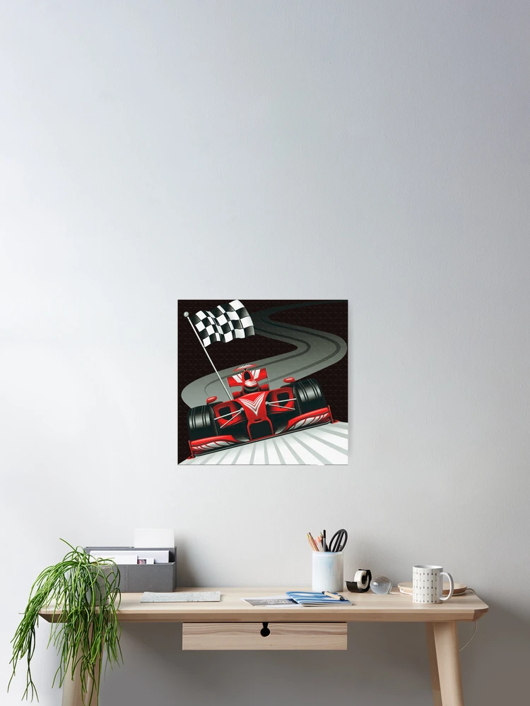 Thumbnail 2 of 3, Poster, Pit stop designed and sold by Roshan Keenoo.