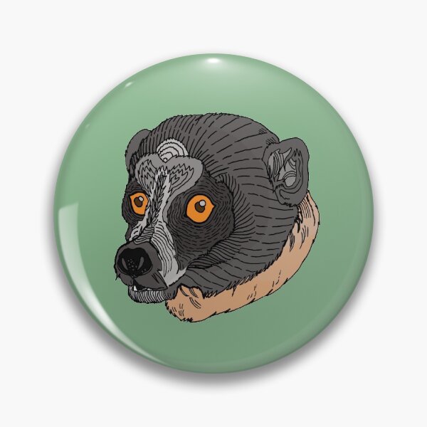 Item preview, National Animal of Comoros: Mongoose Lemur designed and sold by nationalkingdom.
