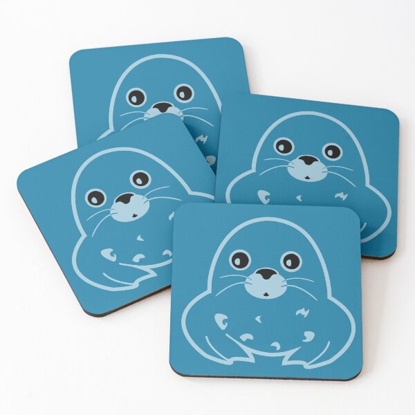 Item preview, cute seal animal seal surprised designed and sold by MiraNomegusta.