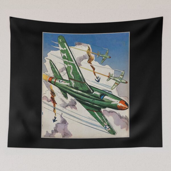 Item preview, Vintage Plane Aircraft Aviation Retro War Poster Aviator Gift designed and sold by TheAplus.