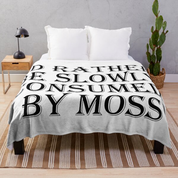 Item preview, I'd Rather Be Slowly Consumed By Moss, Funny sticker for bumper Sticker designed and sold by creativitygood.