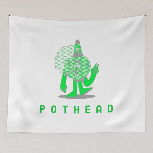 Aperçu de l'œuvre Fumeur de haschisch créée et vendue par PotheadTees.