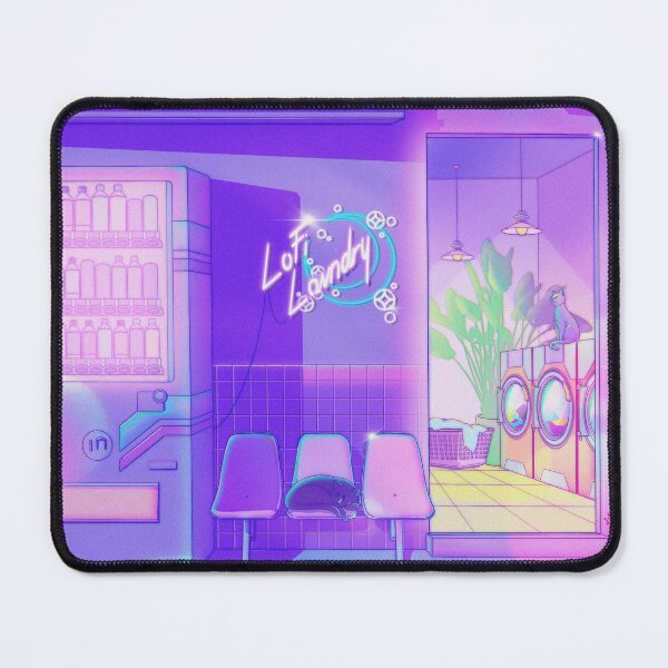 Lofi Laundry Mouse Pad