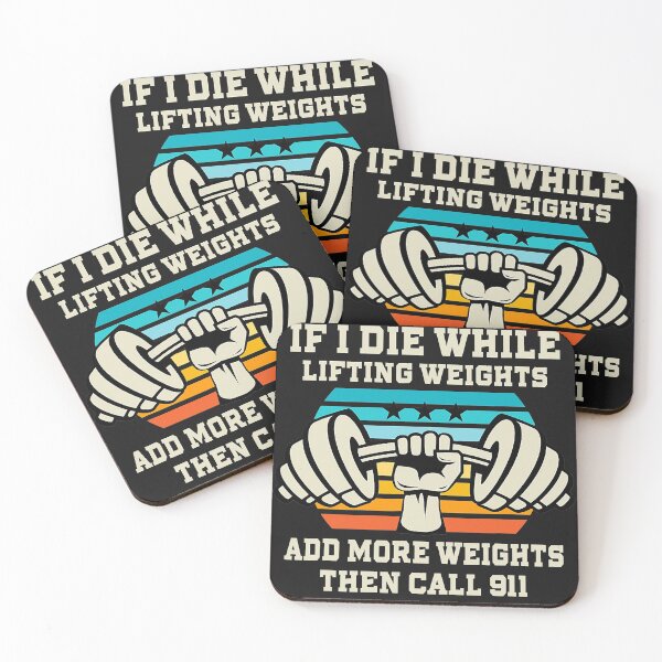 Item preview, If I Die While Lifting Weights - Funny Workout & Gym Gift designed and sold by ZacharyMarcus.