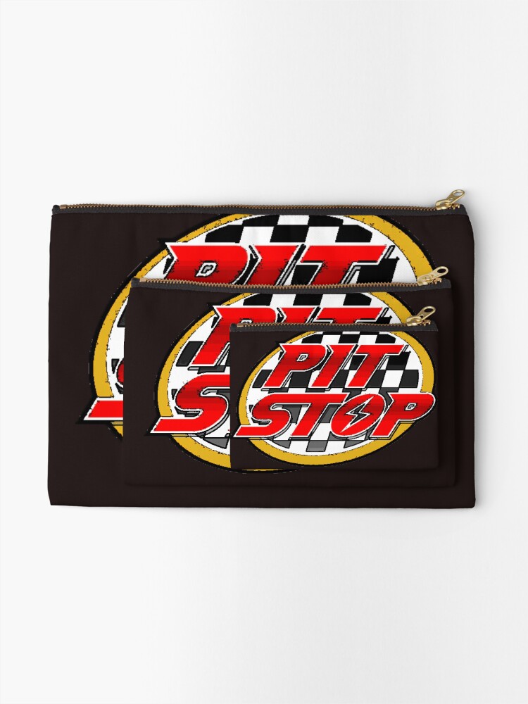 Thumbnail 2 of 4, Zipper Pouch, Pit stop designed and sold by Roshankeenoo.