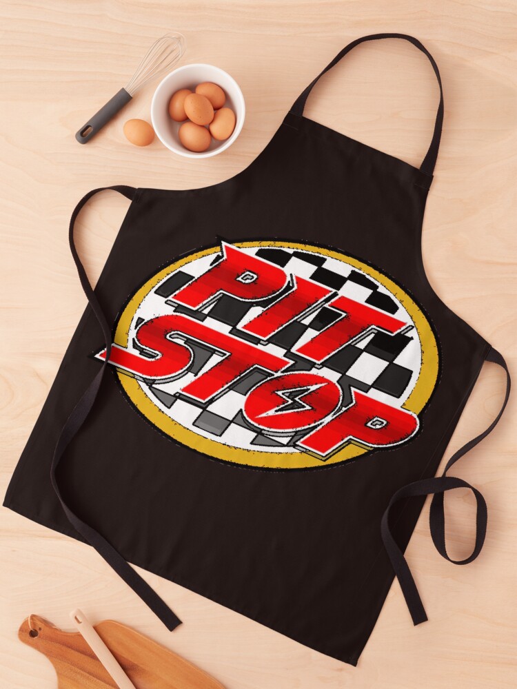 Thumbnail 1 of 6, Apron, Pit stop designed and sold by Roshankeenoo.
