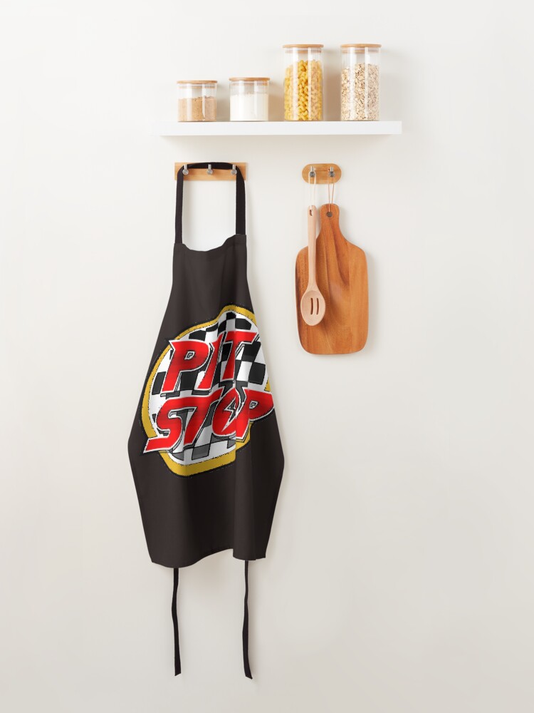 Thumbnail 4 of 6, Apron, Pit stop designed and sold by Roshankeenoo.