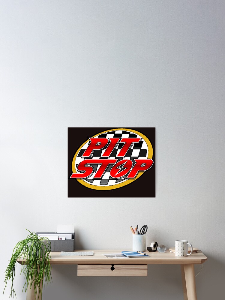 Thumbnail 2 of 3, Poster, Pit stop designed and sold by Roshankeenoo.