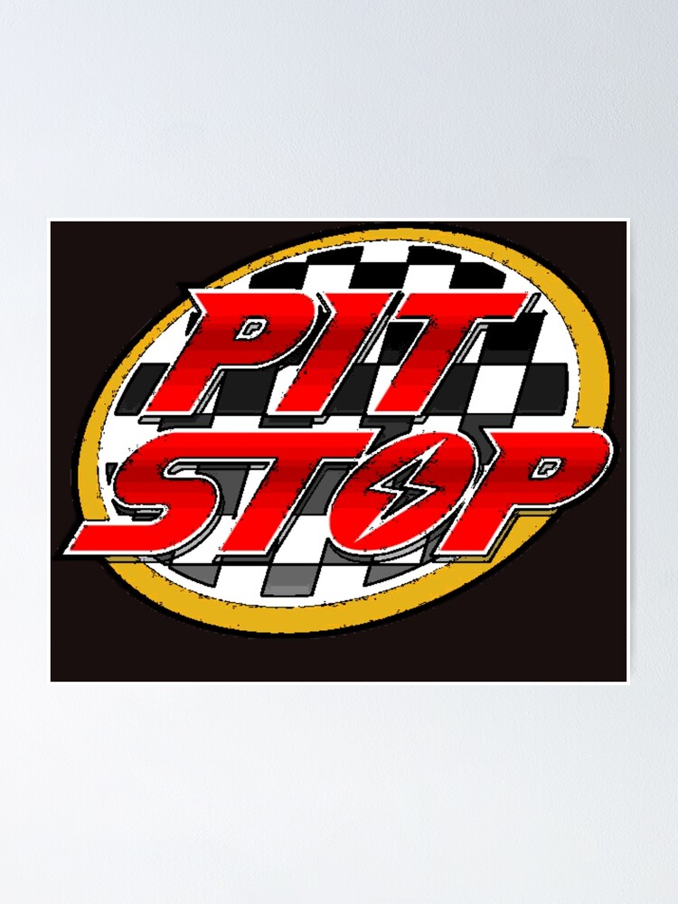 Thumbnail 1 of 3, Poster, Pit stop designed and sold by Roshankeenoo.