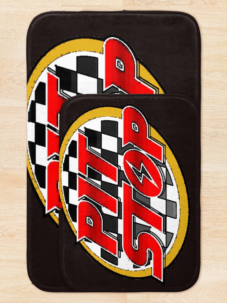 Thumbnail 5 of 6, Bath Mat, Pit stop designed and sold by Roshankeenoo.