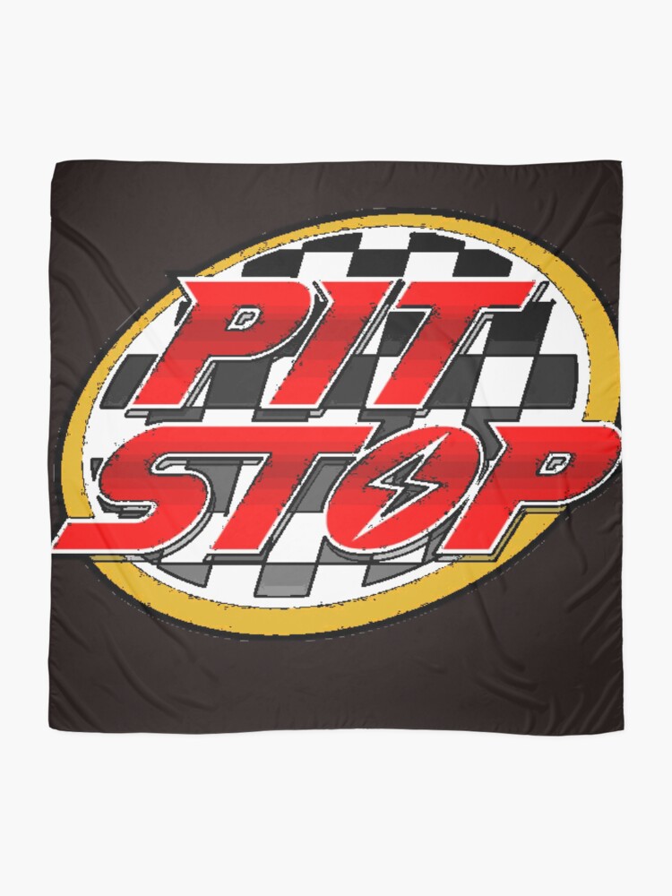 Thumbnail 2 of 3, Scarf, Pit stop designed and sold by Roshankeenoo.
