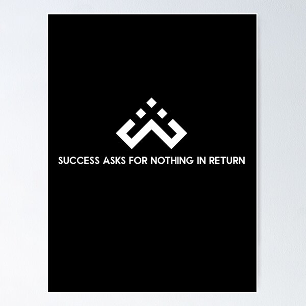 Item preview, success  asks for nothing in return designed and sold by cruzzcreation.