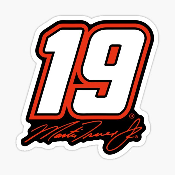 Martin Truex Jr 2019 Wincraft #19 Perfect Cut METALLIC Decal 4x4 FREE SHIP! 