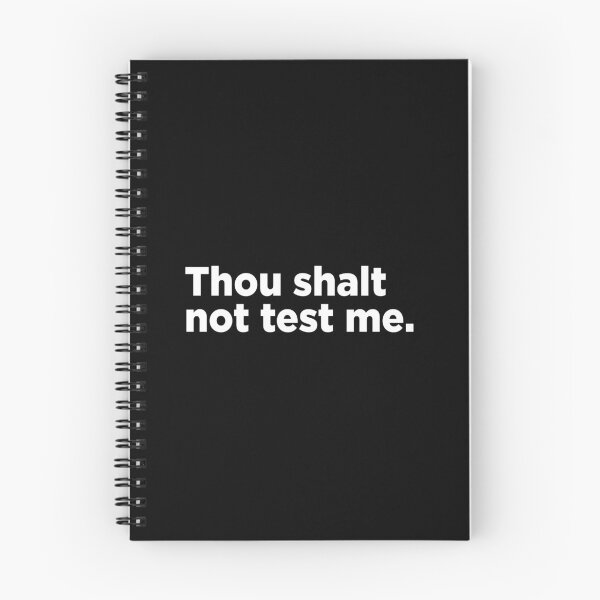 Item preview, Thou Shalt Not Test Me. 2 designed and sold by Memefy.