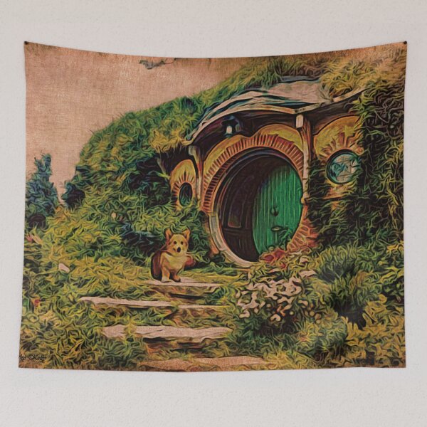 Item preview, fox in de hobbiton poster-1 designed and sold by vasquez-666.