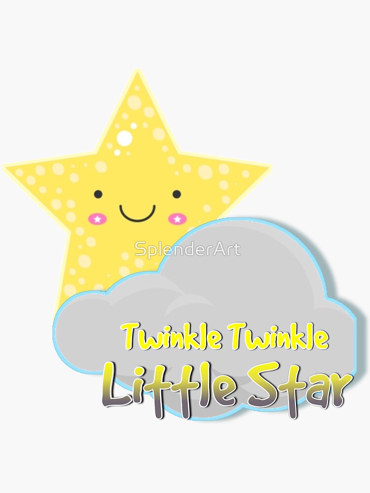 Twinkling stars Sticker for Sale by SplenderArt