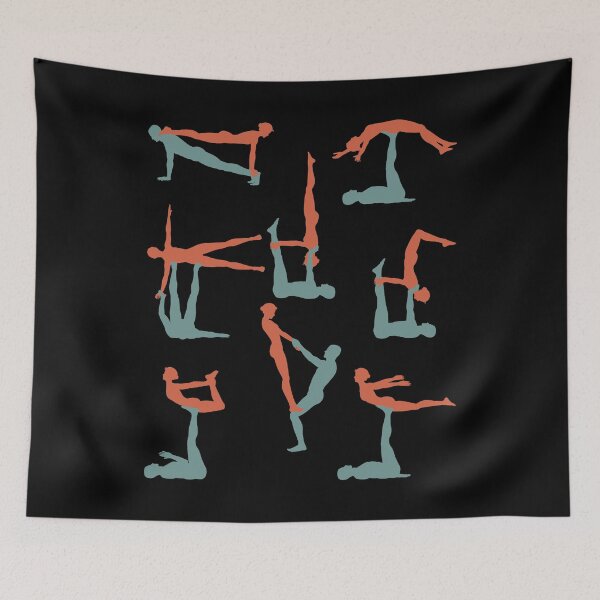 Item preview, Acro Yoga Acro Poses Aerial Fitness Dance designed and sold by Bloomoonish.