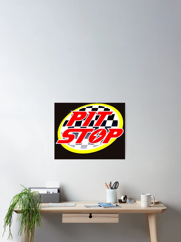 Thumbnail 2 of 3, Poster, Pit stop designed and sold by Roshan Keenoo.