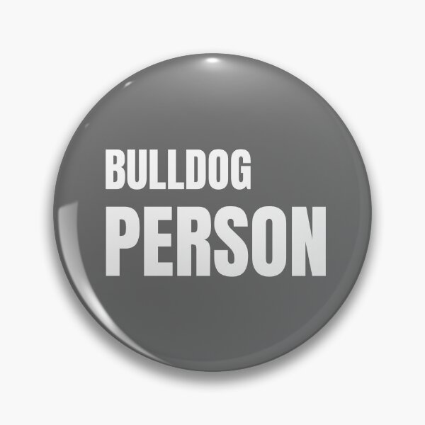 Item preview, Bulldog Person -Text Design in White designed and sold by katiekendall.