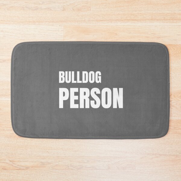 Item preview, Bulldog Person -Text Design in White designed and sold by katiekendall.