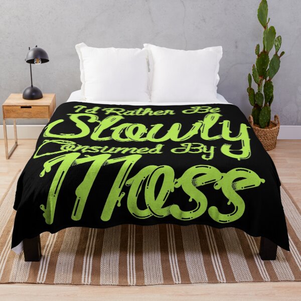 Item preview, I'd Rather Be Slowly Consumed By Moss, Funny sticker for bumper Sticker designed and sold by creativitygood.