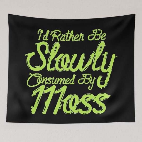 Item preview, I'd Rather Be Slowly Consumed By Moss, Funny sticker for bumper Sticker designed and sold by creativitygood.