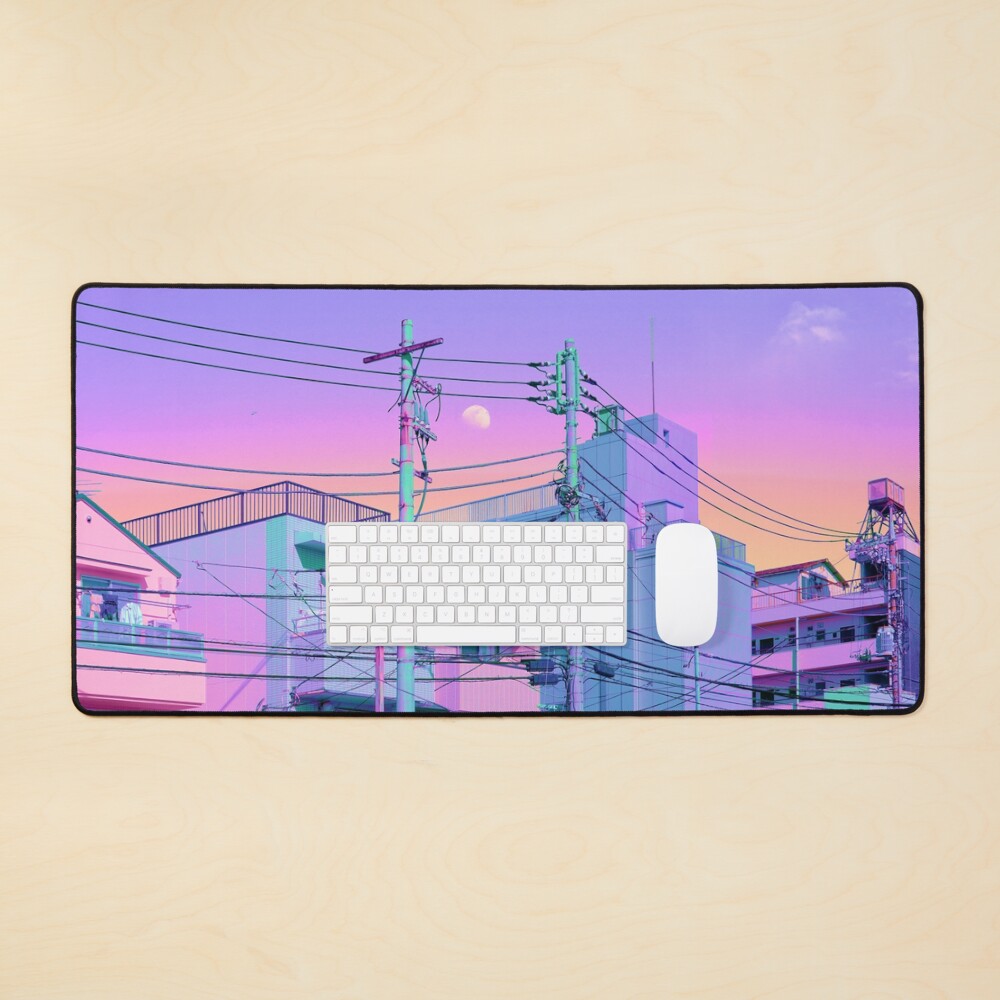 5PM in ethereal Tokyo Mouse Pad