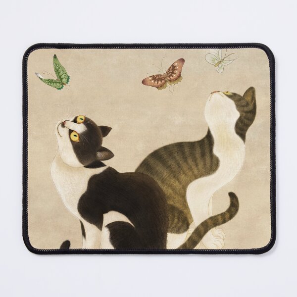 Item preview, Minhwa: cats & butterflies (Korean traditional/folk art) designed and sold by minsillust.