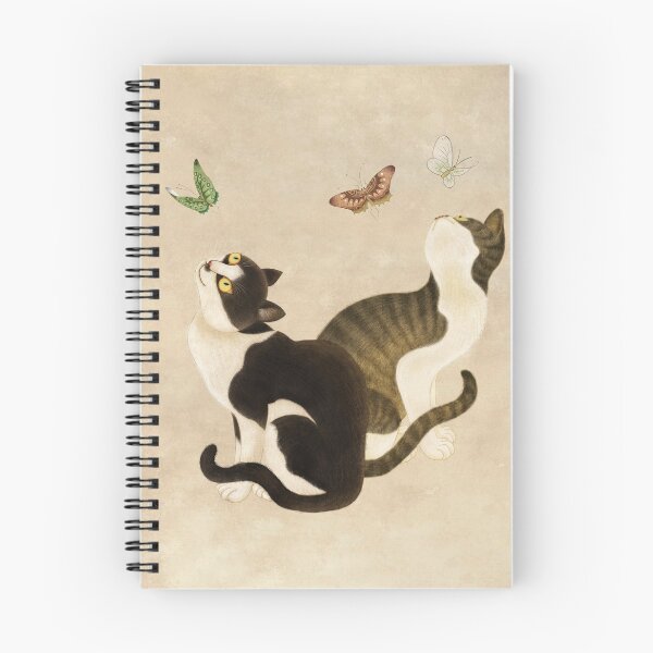 Item preview, Minhwa: cats & butterflies (Korean traditional/folk art) designed and sold by minsillust.
