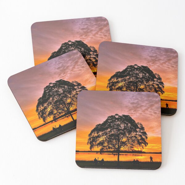 Item preview, Sunset Series: Burning sky over the lonely tree designed and sold by guoshengz.