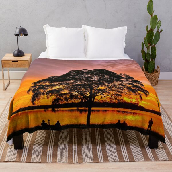 Item preview, Sunset Series: Burning sky over the lonely tree designed and sold by guoshengz.