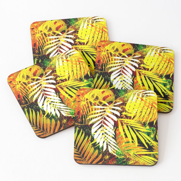 Item preview, autumn leaf, palm leaf, yellow leaf, red leaf, designed and sold by Maria Mihailova.