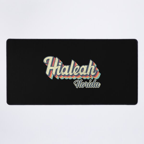 Item preview, Hialeah city Florida Retro Vintage 70s rainbow designed and sold by Teelogic.
