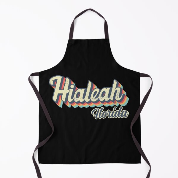 Item preview, Hialeah city Florida Retro Vintage 70s rainbow designed and sold by Teelogic.