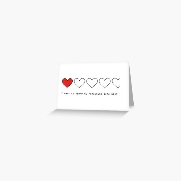 Item preview, I Want to Spend My Remaining Life With You designed and sold by QueenHare.