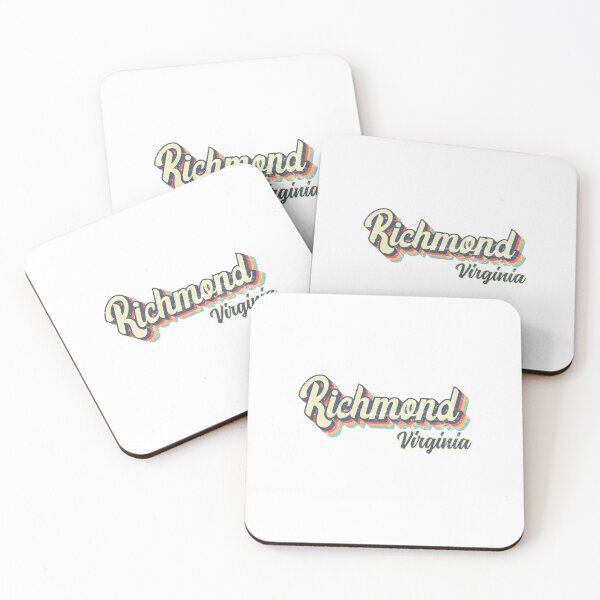 Item preview, Richmond city Virginia Retro Vintage 70s rainbow designed and sold by Teelogic.