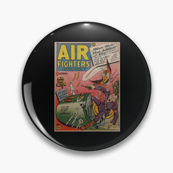 Item preview, Vintage Plane Aircraft Aviation Retro WW2 War Comic Poster Aviator Gift designed and sold by TheAplus.