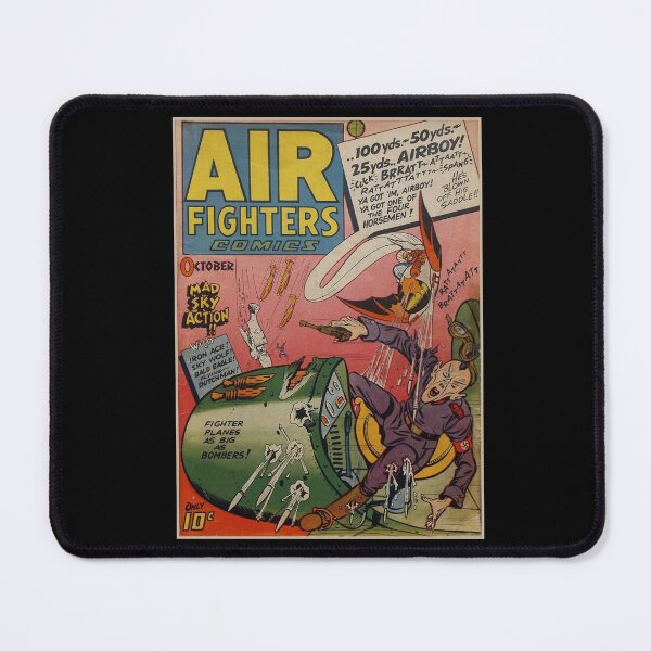 Item preview, Vintage Plane Aircraft Aviation Retro WW2 War Comic Poster Aviator Gift designed and sold by TheAplus.