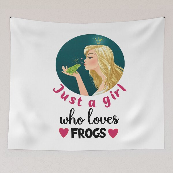 Item preview, Just a girl who loves frogs designed and sold by Designhub14.