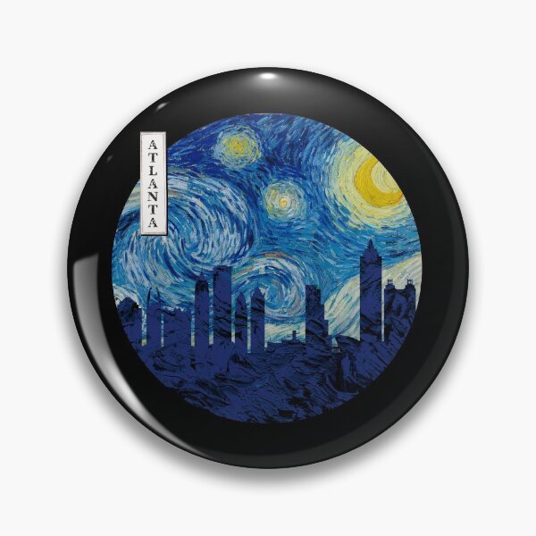 Item preview, Atlanta Starry Night Van Gogh Circle designed and sold by DFerraz.